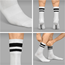 Gripgrab Cykelstrumpor Original Stripes Crew White