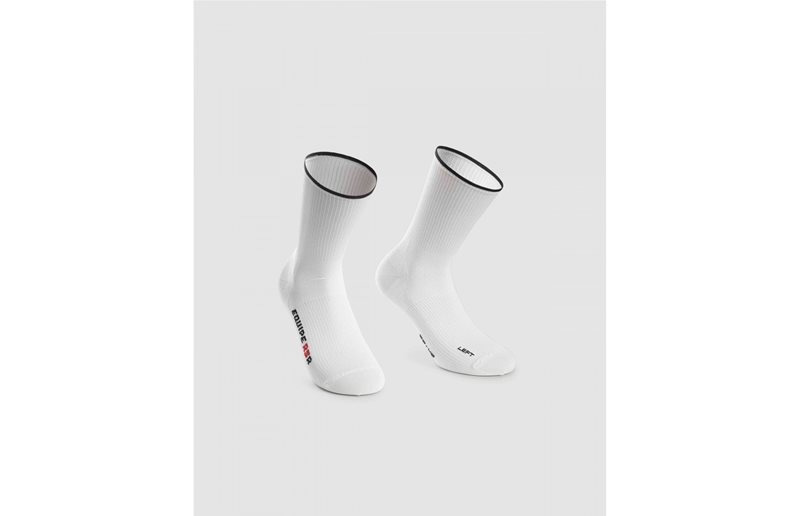 Assos Pyöräilysukat RSR Unisex Valkoinen/Harmaa