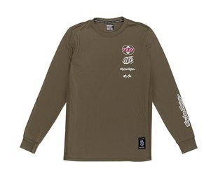 Cykeltröja Troy Lee Designs Skyline Long Sleeve Ride Tee Caper