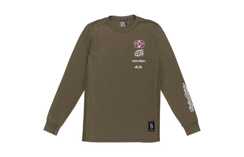Cykeltröja Troy Lee Designs Skyline Long Sleeve Ride Tee Caper
