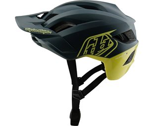 Sykkelhjelm Troy Lee Designs Flowline SE Helmet Mips Gray/Glo Yellow