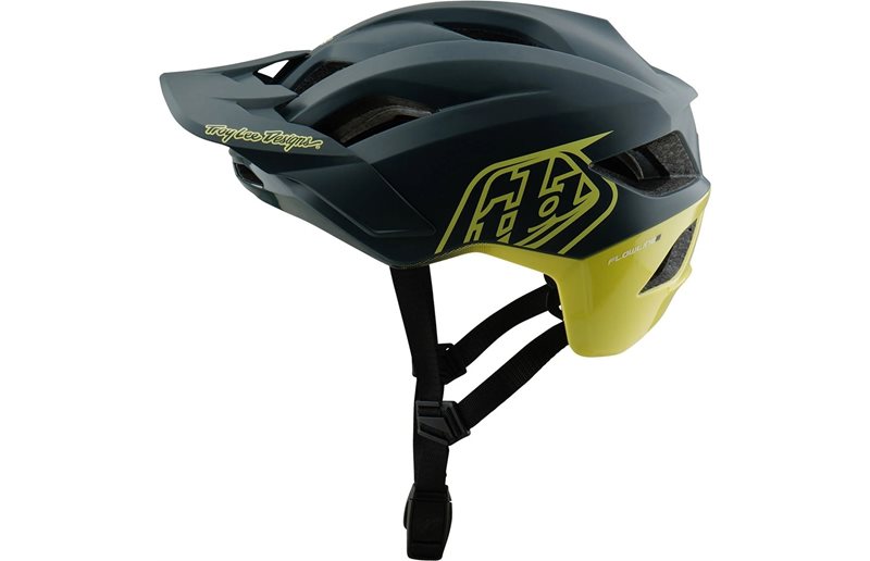 Cykelhjälm Troy Lee Designs Flowline SE Helmet Mips Gray/Glo Yellow