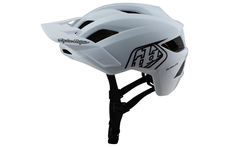 Sykkelhjelm Troy Lee Designs Flowline Helmet Mips White/Black