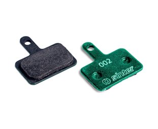 Skivebrems klosser Sinter Disc Brake Pad Type 002 Shimano B Race Green
