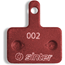 Skivbromsbelägg Sinter Disc Brake Pad Type 002 Shimano B Standard Red
