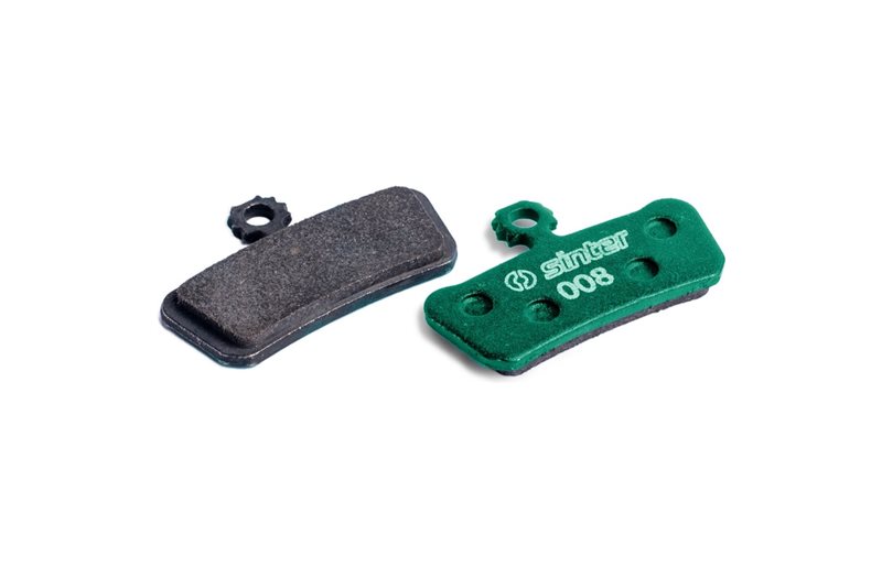 Skivbromsbelägg Sinter Disc Brake Pad Type 008 AVID/SRAM Race Green