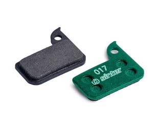Skivbromsbelägg Sinter Disc Brake Pad Type 017 SRAM Race Green
