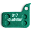 Skivbromsbelägg Sinter Disc Brake Pad Type 017 SRAM Race Green