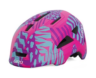 Pyöräilykypärä Giro Scamp II Mat Pink Animal