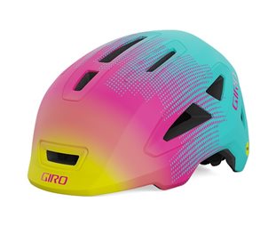 Sykkelhjelm Giro Scamp II Mat Teal Pink Towers
