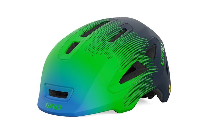 Cykelhjelm Giro Scamp II Mat Blue Green Towers