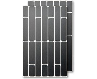 Luxshield Reflekterande Klistermärken-Stripes Black