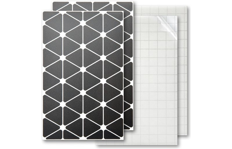 Luxshield Reflekterande Klistermärken-Triangles Black