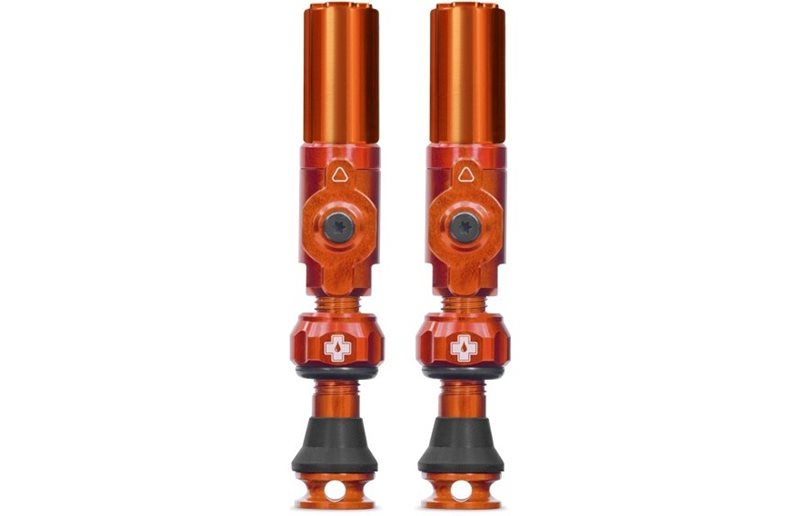 Tubelessventil MUC-OFF Big Bore Hybrid 30mm Orange