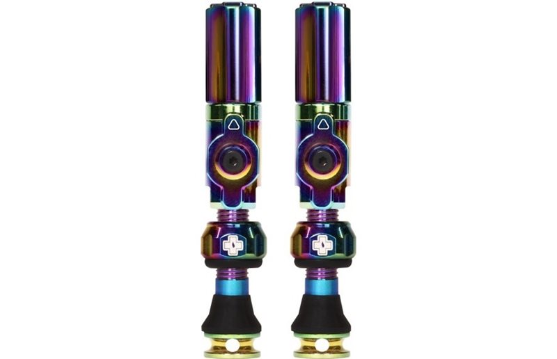 Tubelessventil MUC-OFF Big Bore Hybrid 30mm Iridescent