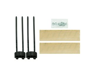 Pucks And Clamps Old Man Mountain Kit Mtb/Fat Bike F/R Black
