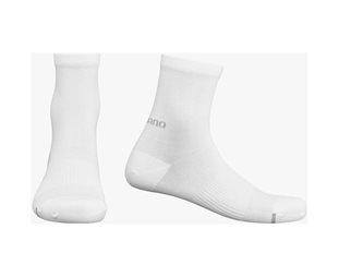 Sykkelsokker Shimano Performance Mid Socks Unisex White