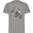 Cykeltröja Shimano Sentiero Ltd T-Shirt Herr White/Gray