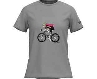 Sykkeltrøye Shimano W's Sentiero Ltd T-Shirt Dam White/Gray