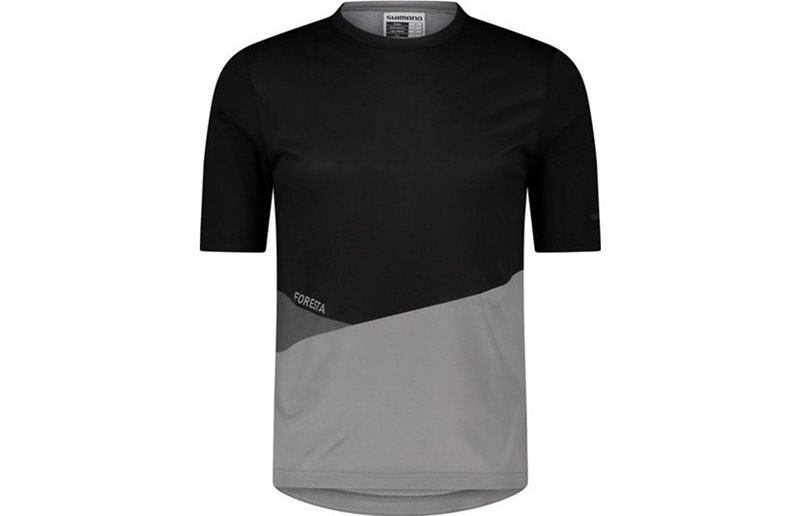 Pyöräilypaita Shimano Foresta S.S. Jersey Herr Black