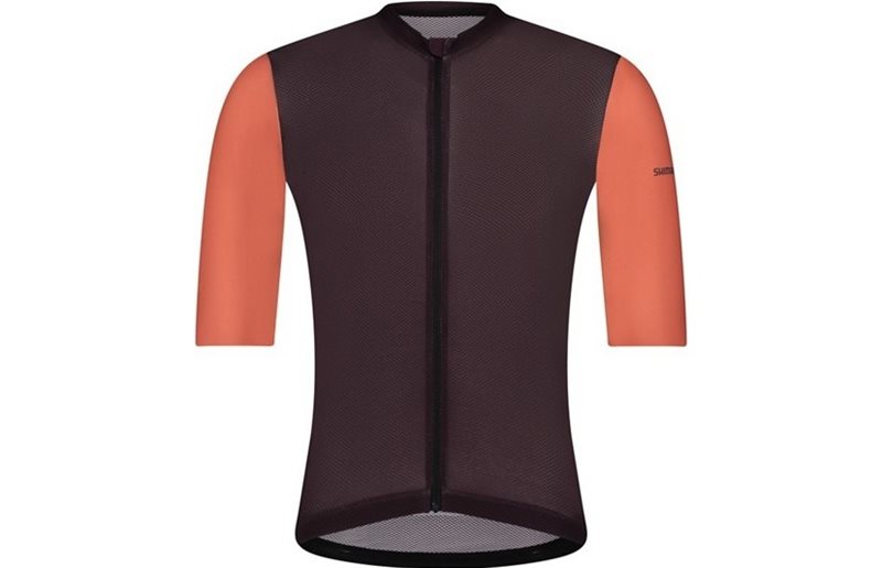 Cykeltröja Shimano Aria S.S. Jersey Herr Brown