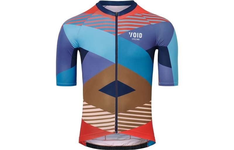 Pyöräilypaita Void Abstract Jersey SS Men Multicolour