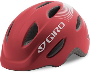 Cykelhjälm GIRO Scamp Kids Mat Dark Red