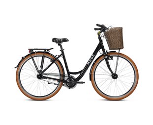 Damesykkel Made Erica Glossy Black