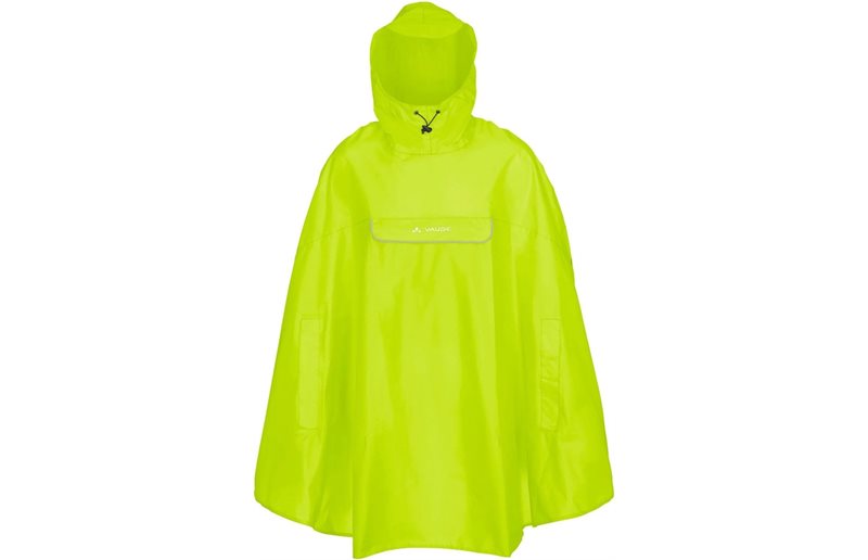 Vaude Pyöräilytakki Valdipino Poncho Neon Yellow Unisex