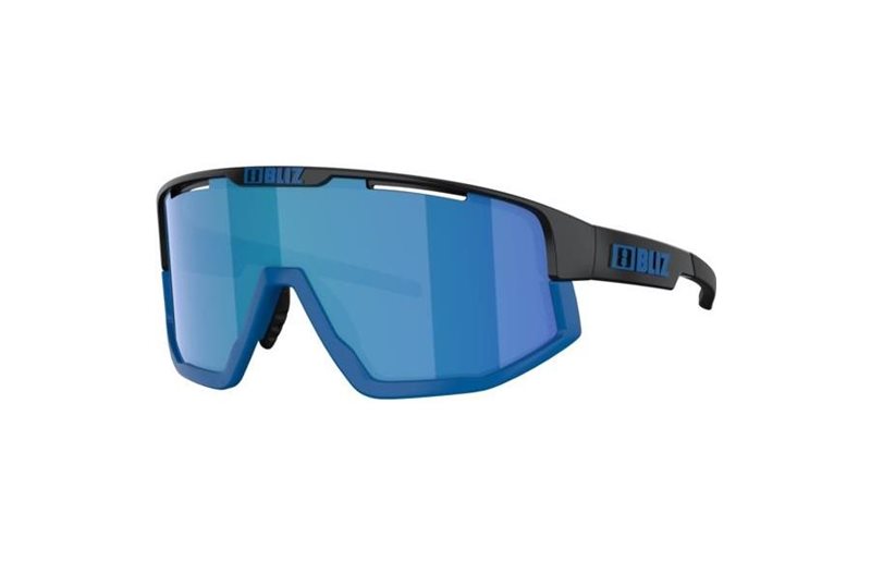 Cykelglasögon Bliz Fusion Small Matte Black-Brown Mirror Blue