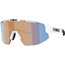 Cykelbriller Bliz Matrix Small Matte White-Coral/Orange Mirror Blue