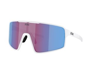 Sykkelbriller Bliz P001 Matte White-Rose/Violet Mirror Blue