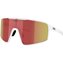 MATTE WHITE-BROWN/RED MIRROR