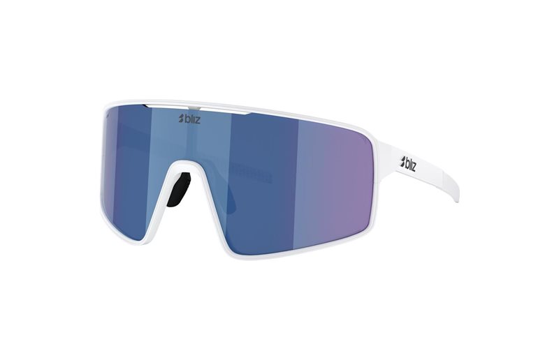 Cykelbriller Bliz P001 Matte White-Blue