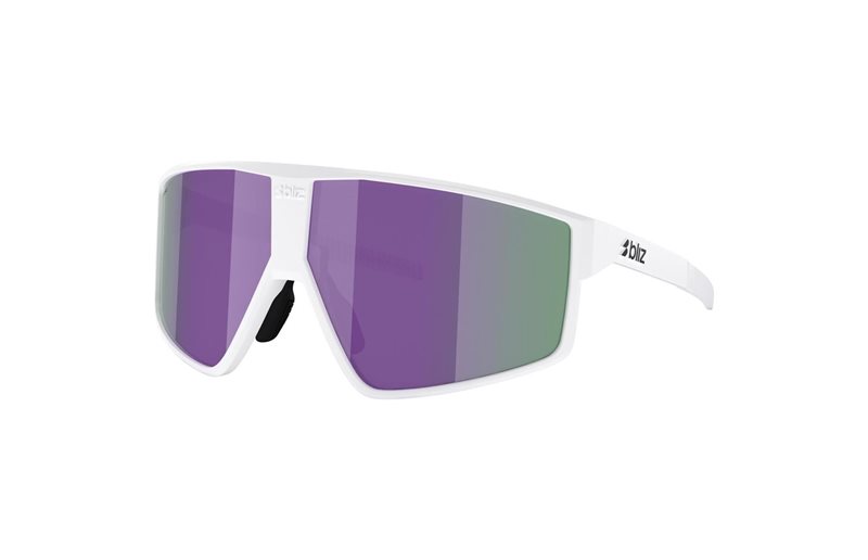Cykelglasögon Bliz P002S Matte White-Brown/Purple Multicolour