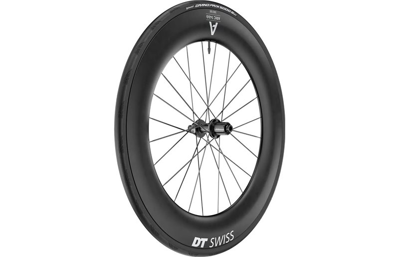 Bakhjul DT Swiss ARC 1400 85mm Rear Wheel w/ GP5000S TR Black 700c