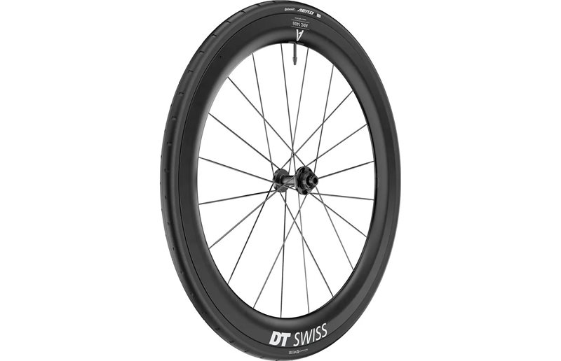 Etukiekko+rengas DT Swiss ARC 1400 55mm w/CONTI AERO 111 Black 700c 12x100mm