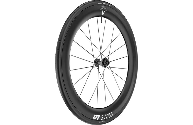 Framhjul DT Swiss ARC 1400 65mm Front Wheel w/ AERO111 Black 700c