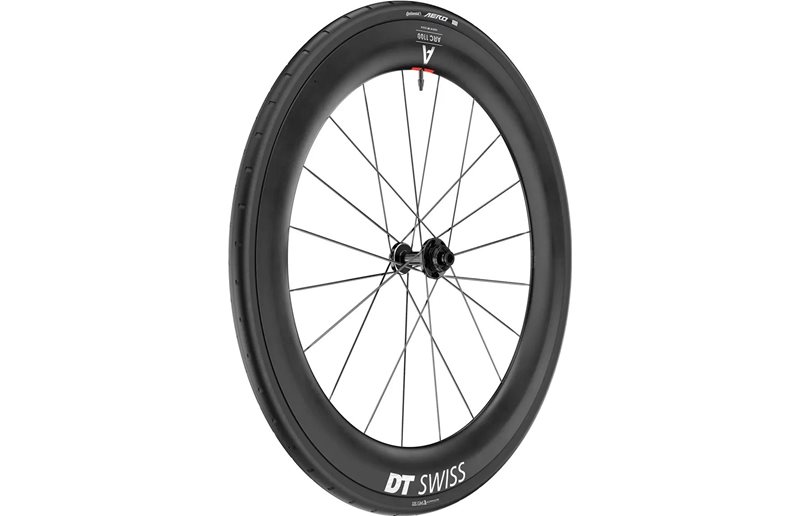 Forhjul DT Swiss ARC 1100 65mm Front Wheel w/ AERO111 Black 700c