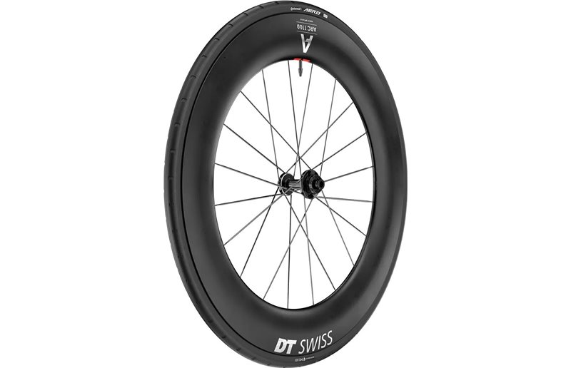 Etukiekko+rengas DT Swiss ARC 1100 85mm w/CONTI AERO 111 Black 700c 12x100mm