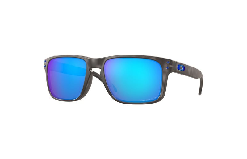 Solbriller Oakley Holbrook Matte Black Tortoise / Prizm Sapphire Polarized
