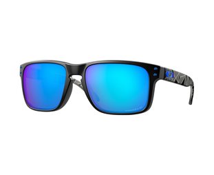 Solbriller Oakley Holbrook Matte Black Prizmatic / Prizm Sapphire Polarized
