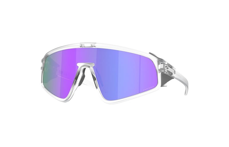 Cykelglasögon Oakley Latch Panel Matte Clear / Prizm Violet