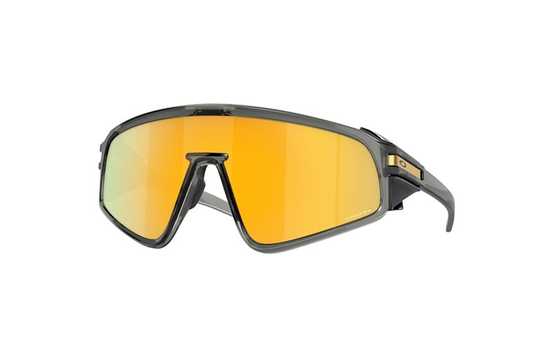 Cykelbriller Oakley Latch Panel Grey Smoke / Prizm 24K