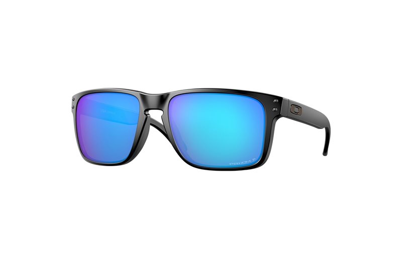 Solbriller Oakley Holbrook XL Matte Black / Prizm Sapphire Polarized
