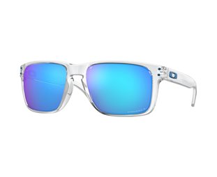 Solbriller Oakley Holbrook XL Polished Clear / Prizm Sapphire Polarized