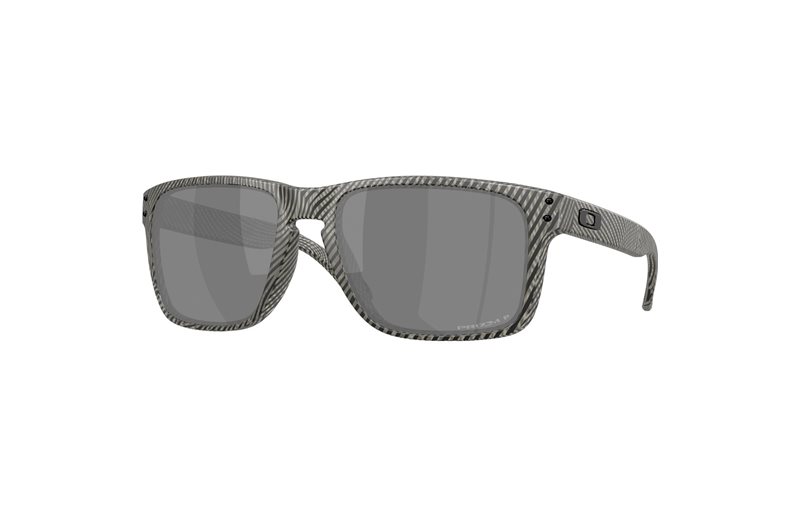 Solbriller Oakley Holbrook XL Matt Grey Ink Fingerprint / Prizm Black Polarized
