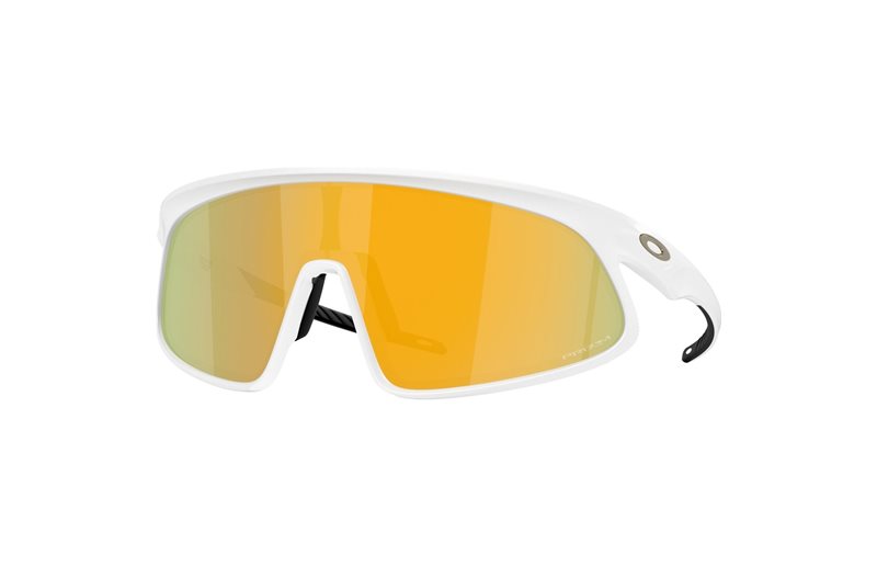 Cykelglasögon Oakley RSLV Matte White / Prizm 24K