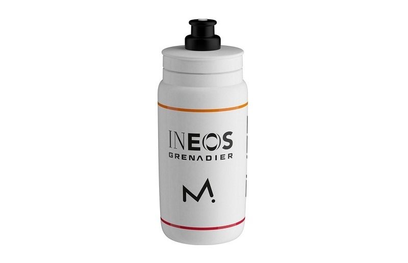 Cykelflaska Elite FLY Teams 2025 Ineos White 550ml