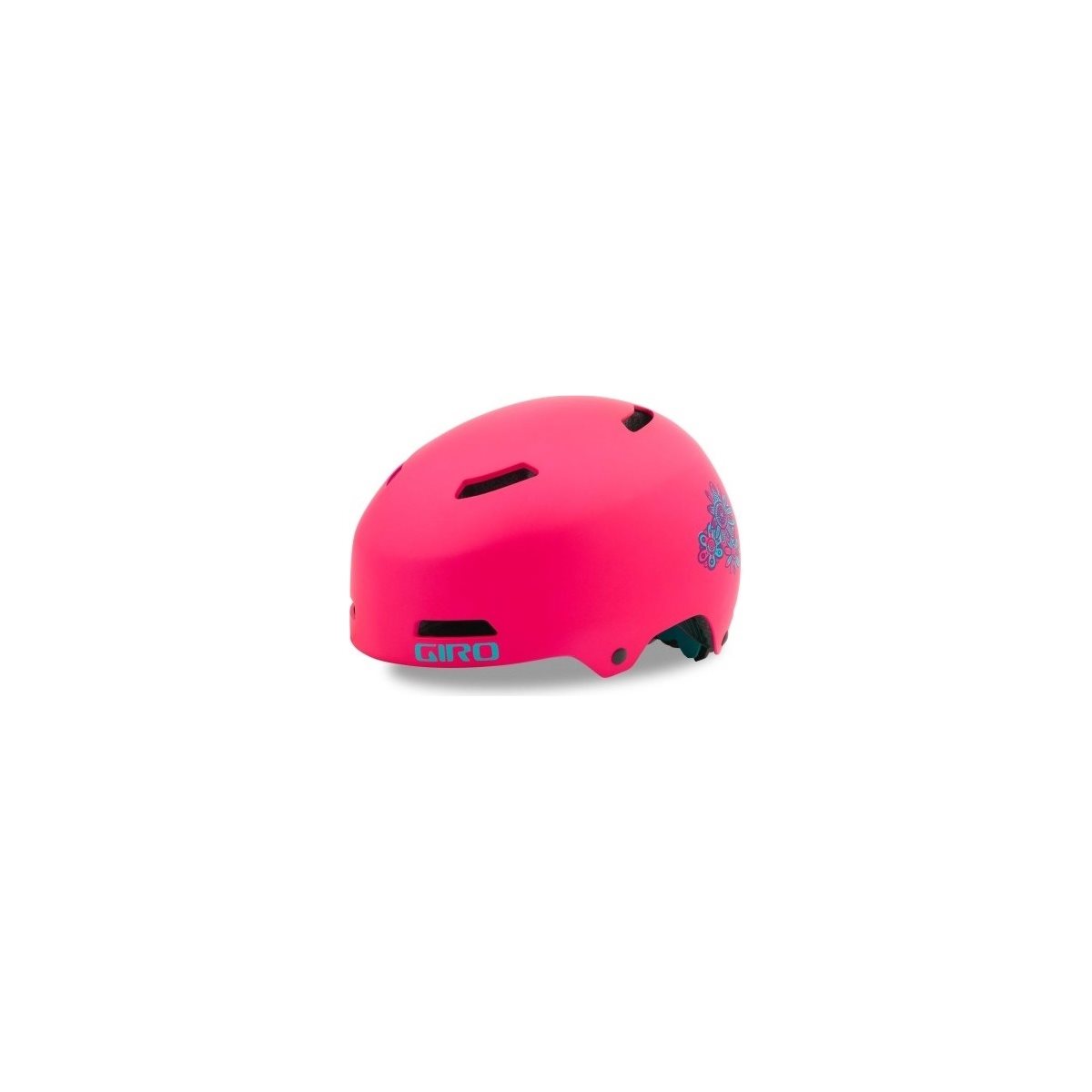 Casco Giro Dime FS Per Bambini, Skate Style, Con Sistema Roc Loc Vert, 9 Prese D'aria, Guscio ABS E Rivestimento EPS, Certificato CE EN1078